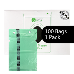 Dog Waste Bags – Single-Pull Refill 9" x 13" – Made in USA