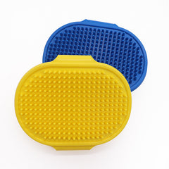 Soft Rubber Pet Brush Silicone Comb Massage Grooming Tool
