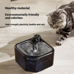 Stainless Steel Pet Water Dispenser Wireless Induction Automatic Water Outlet