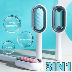 4 in 1 Cat Grooming Brush Water Tank Double Sided