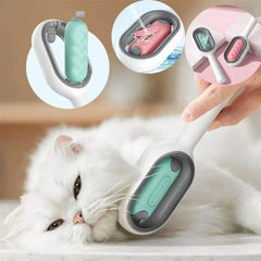 4 in 1 Cat Grooming Brush Water Tank Double Sided