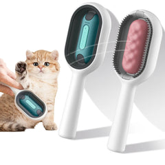 4 in 1 Cat Grooming Brush Water Tank Double Sided