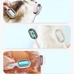 4 in 1 Cat Grooming Brush Water Tank Double Sided