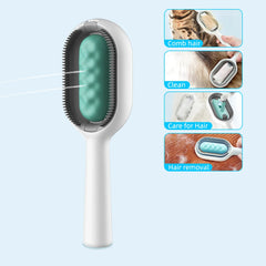 4 in 1 Cat Grooming Brush Water Tank Double Sided