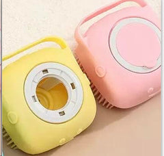 Silicone Dog Bath Gloves Massage Brush Shampoo Dispensing Grooming