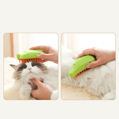 3 in 1 Pet Steam Brush Grooming Spray Massage Comb