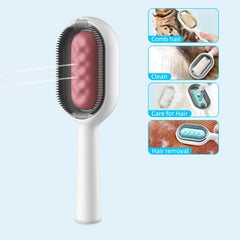 4 in 1 Cat Grooming Brush Water Tank Double Sided