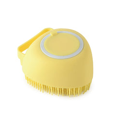 Silicone Dog Bath Gloves Massage Brush Shampoo Dispensing Grooming