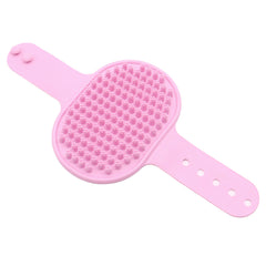 Soft Rubber Pet Brush Silicone Comb Massage Grooming Tool