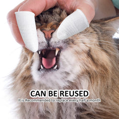 Pet Finger Toothbrush Dog Cat Oral Care Cleaning Tool