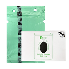 Dog Waste Bags – Single-Pull Refill 9" x 13" – Made in USA