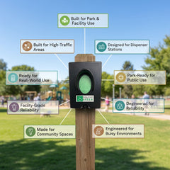 Dog Waste Bags – Single-Pull Refill 9" x 13" – Made in USA