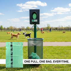 Dog Waste Bags – Single-Pull Refill 9" x 13" – Made in USA