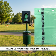 Dog Waste Bags – Single-Pull Refill 9" x 13" – Made in USA