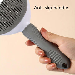 Self Cleaning Pet Brush Stainless Steel Grooming Comb Hair Remover