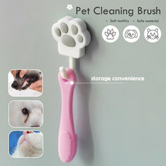 Soft Pet Finger Toothbrush Silicone Eye Care Grooming Tool