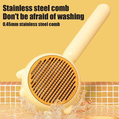Pet Grooming Comb Brush Hair Removal Massage Tool Dogs Cats