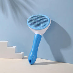 Self Cleaning Pet Brush Stainless Steel Grooming Comb Hair Remover