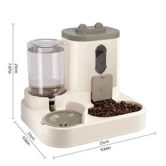 2 in 1 Fully Automatic Pet Food & Water Dispenser