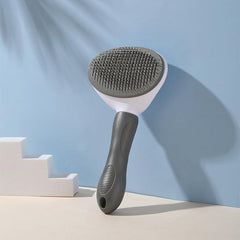 Self Cleaning Pet Brush Stainless Steel Grooming Comb Hair Remover