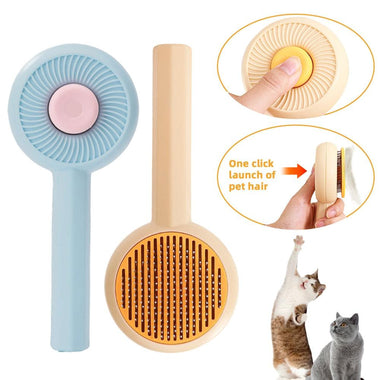 Pet Grooming Comb Brush Hair Removal Massage Tool Dogs Cats