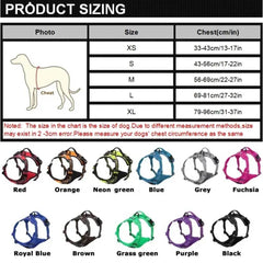 Reflective Adjustable Pet Dog Harness for All Sizes