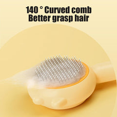 Pet Grooming Comb Brush Hair Removal Massage Tool Dogs Cats