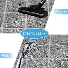 Premium Cat Litter Mat, Litter Box Mat with Non-Slip and Waterproof Backin