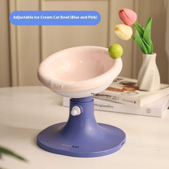 Lifting Ceramic Cat Feeding Bowl Pet Tableware