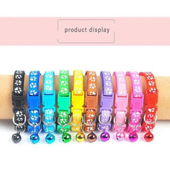 Colorful Nylon Pet Collar Adjustable Soft Cute Printed Dog Collar
