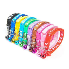 Colorful Nylon Pet Collar Adjustable Soft Cute Printed Dog Collar