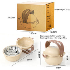 Pet Portable Folding Outdoor Dog Feeding Drinking Bowl