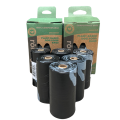 compostable plant-based dog poop bags