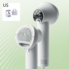 Smart Pet Hair Dryer Silent Grooming Blow Comb Cleaning